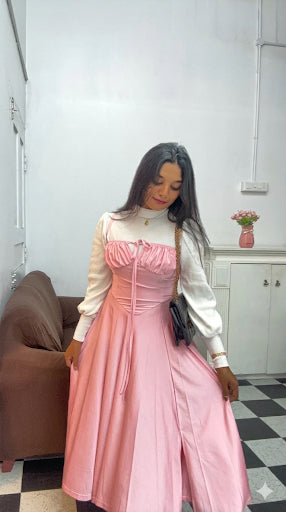 Cute pink corset dress