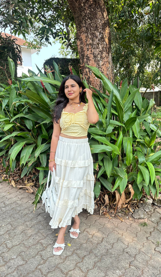 Butter yellow top 🤍💛