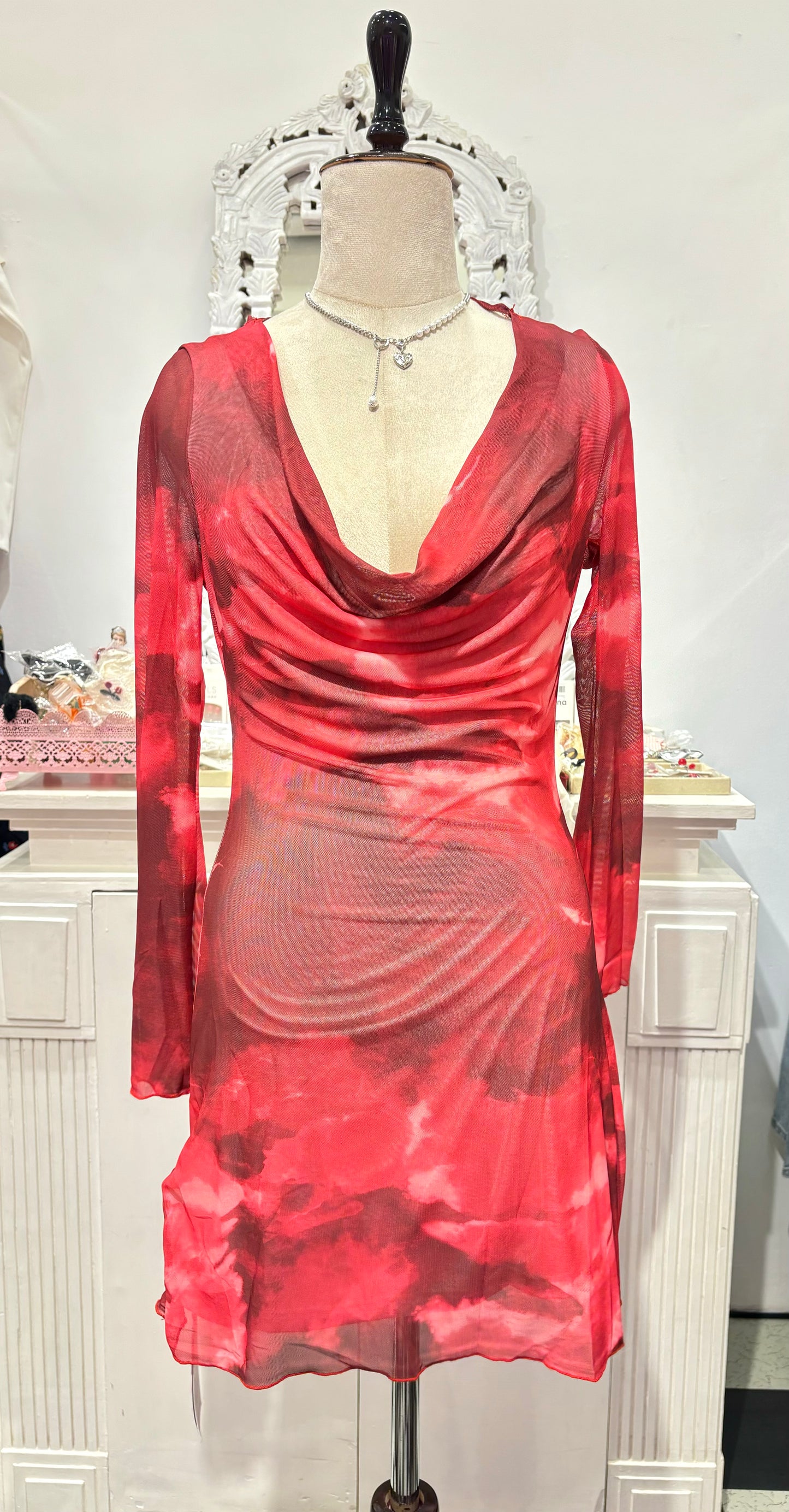 Cute red bodycon dress❤️