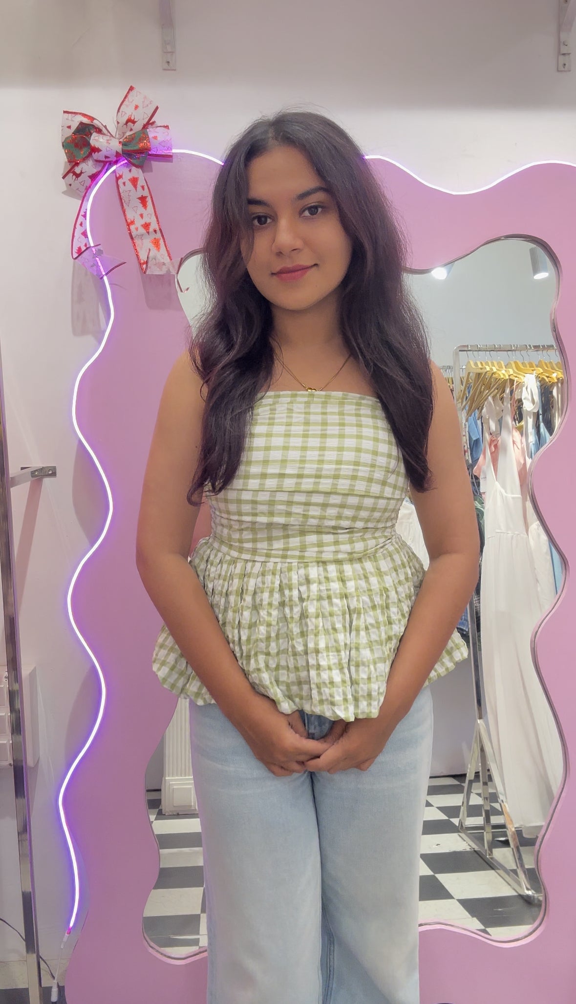 Peplum top🍓