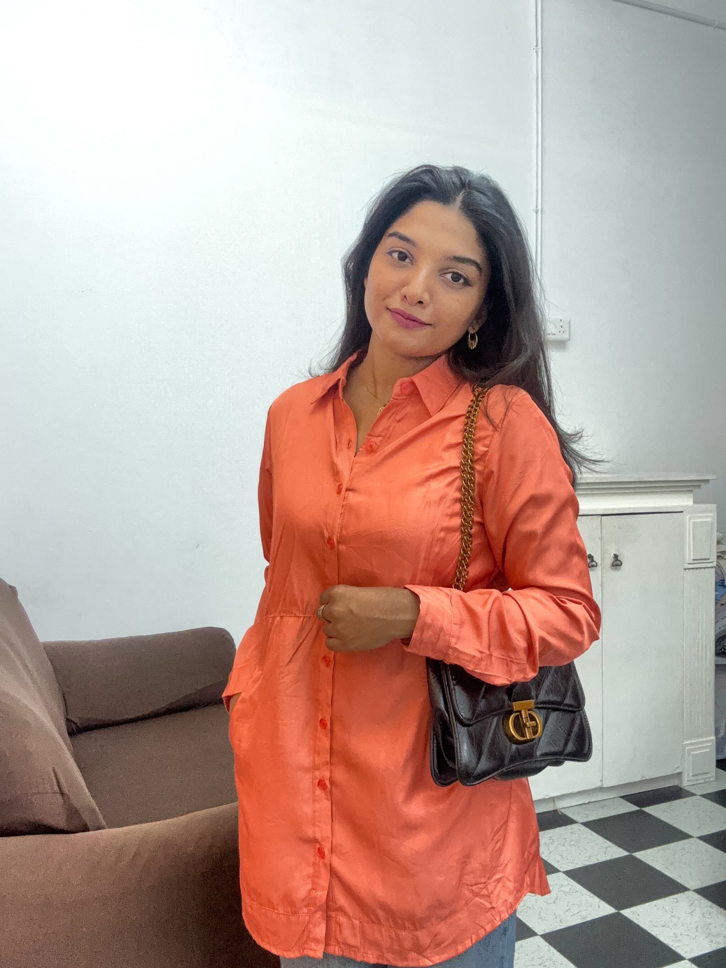 Pretty orange shirt