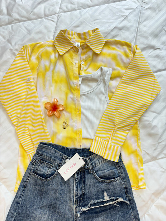 Yellow striped shirt