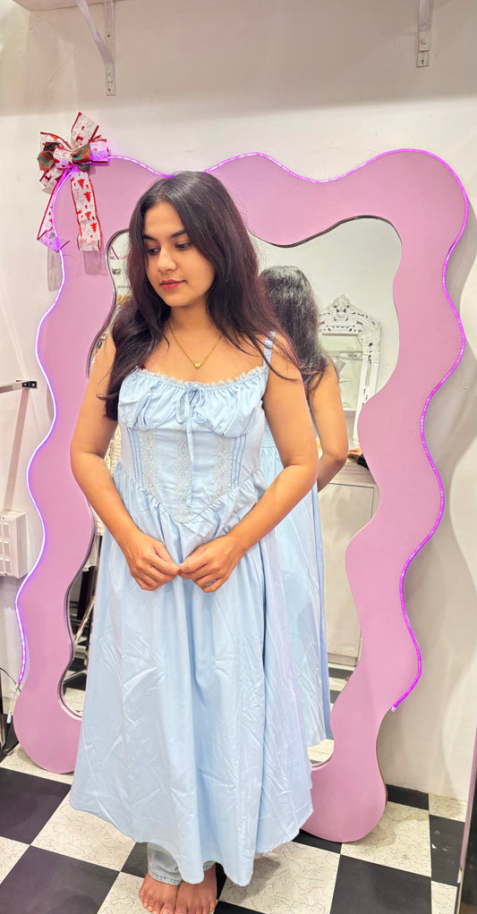 Sky blue corset dress💝
