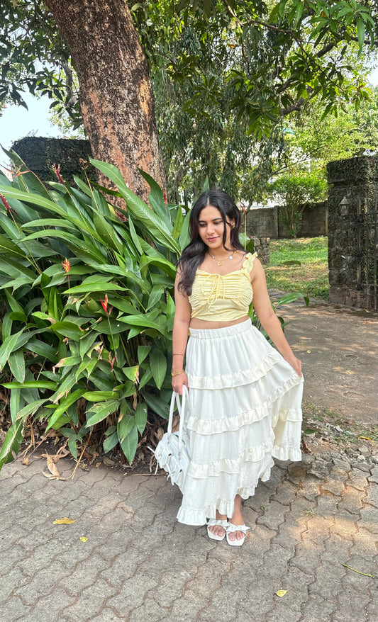 Butter yellow top 🤍💛